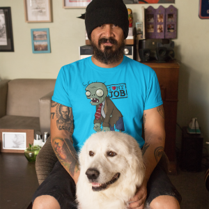 I Love My Job - zombie T-Shirt